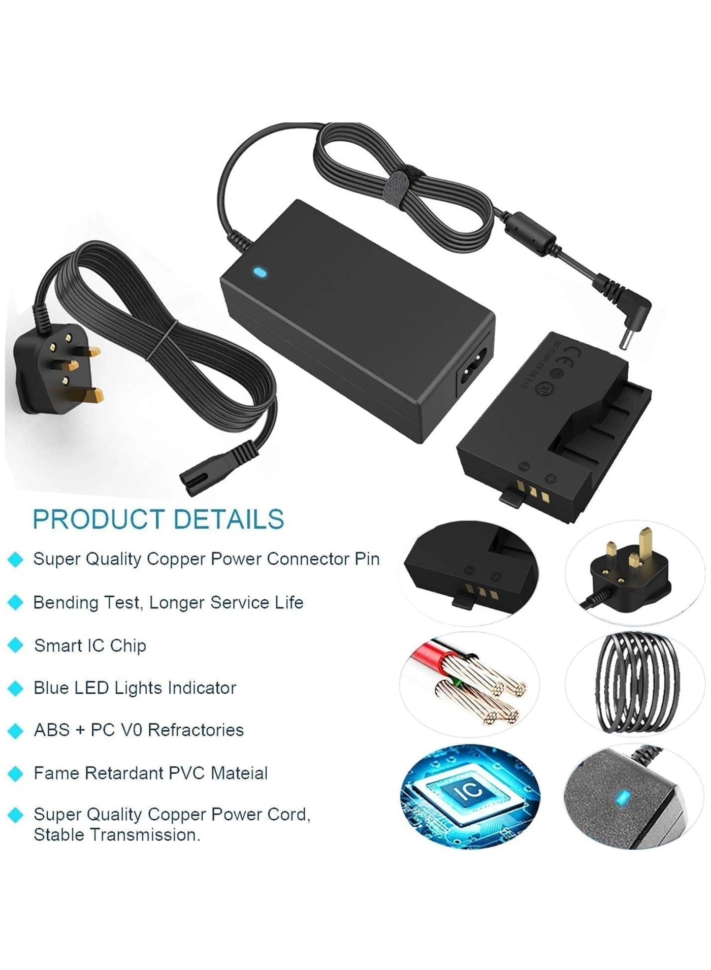 ACK-E10 - AC Power Adapter + DR-E10 - Dummy Battery Coupler Kit