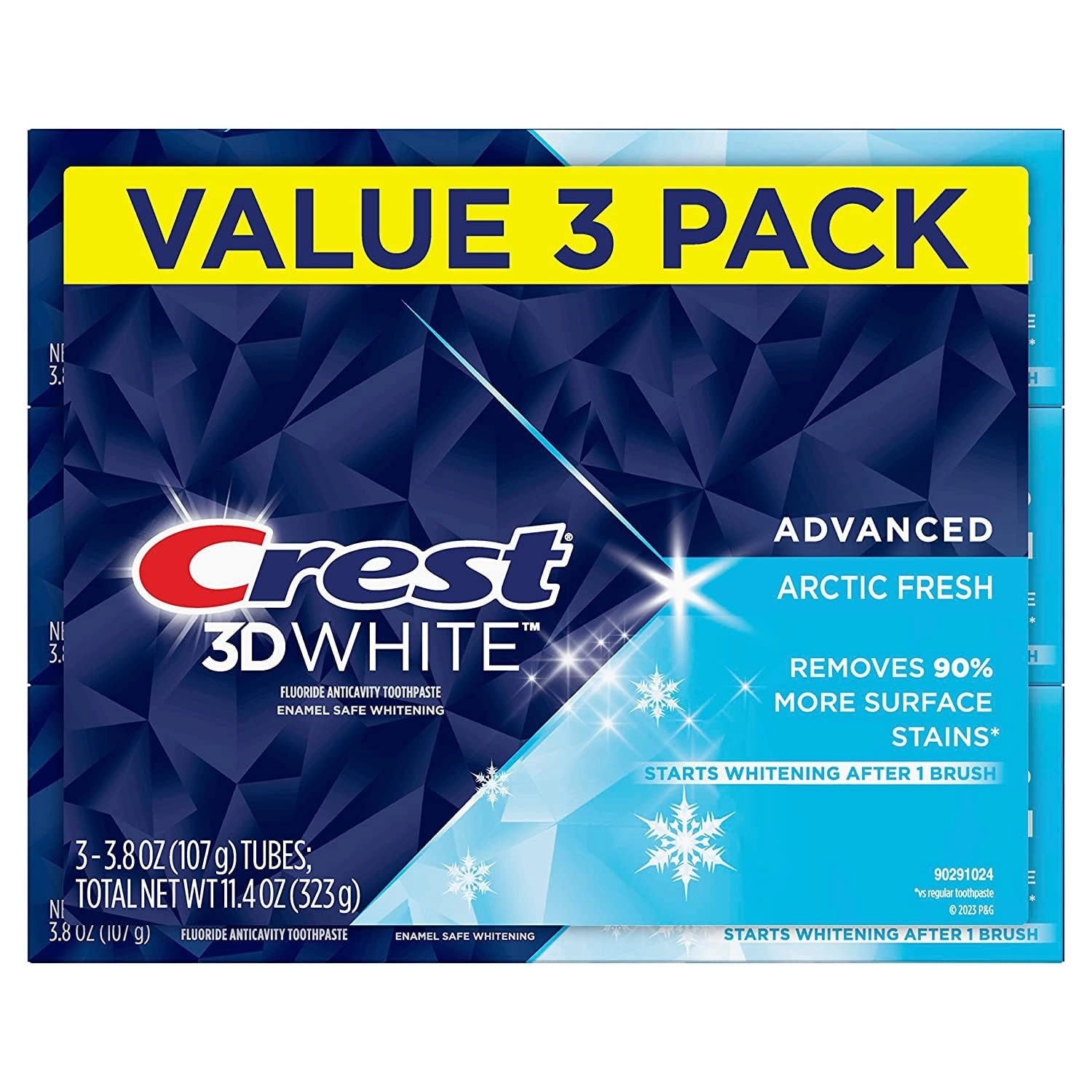 Procter & Gamble 3D White Advanced Arctic Fresh Toothpaste Adult 3.8 oz