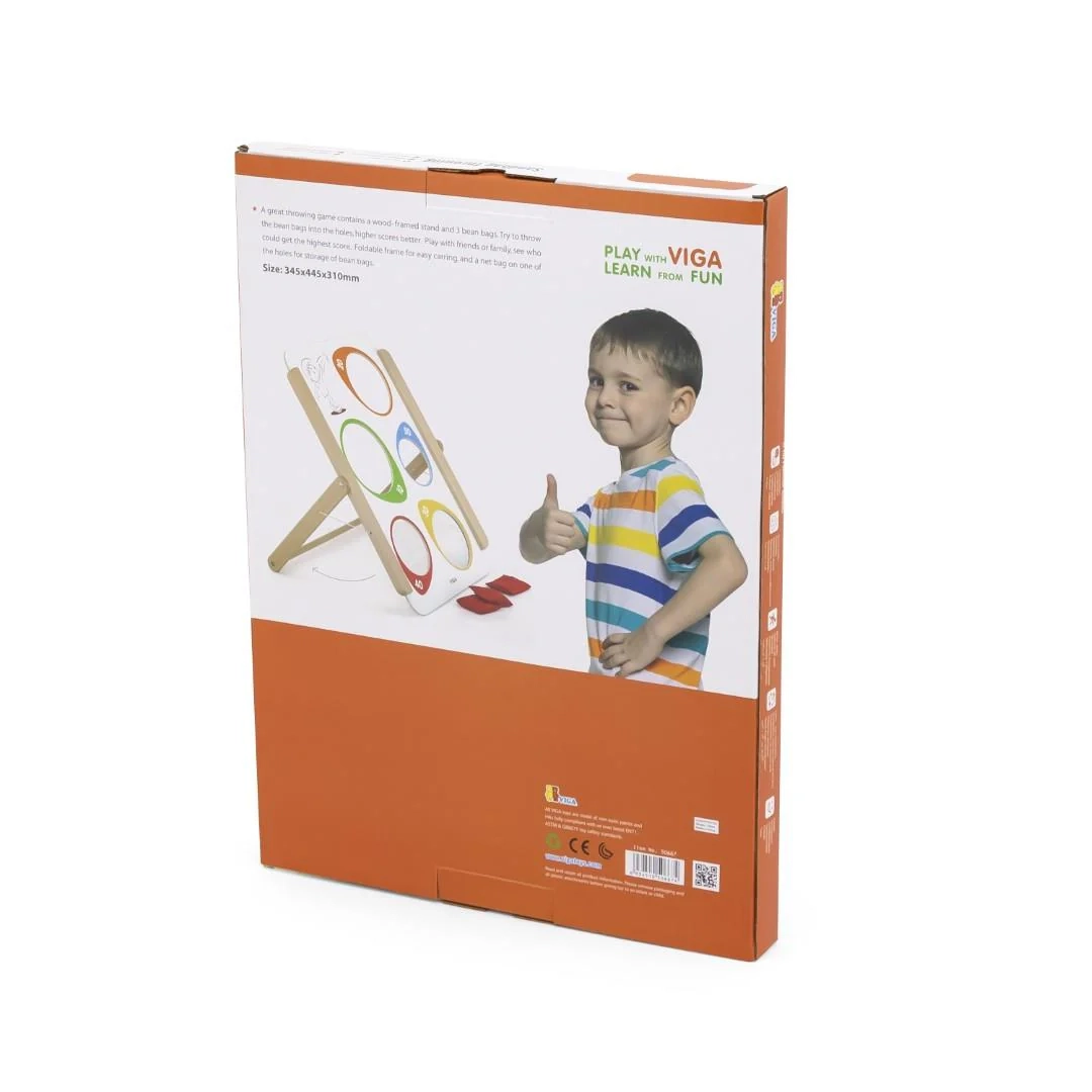 Sandbag Throwing - 3 bean bags Foldable frame