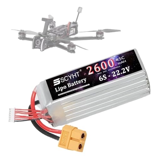 6S Drone battery - 2200mAh 2600mAh 2700mAh 3000mAh