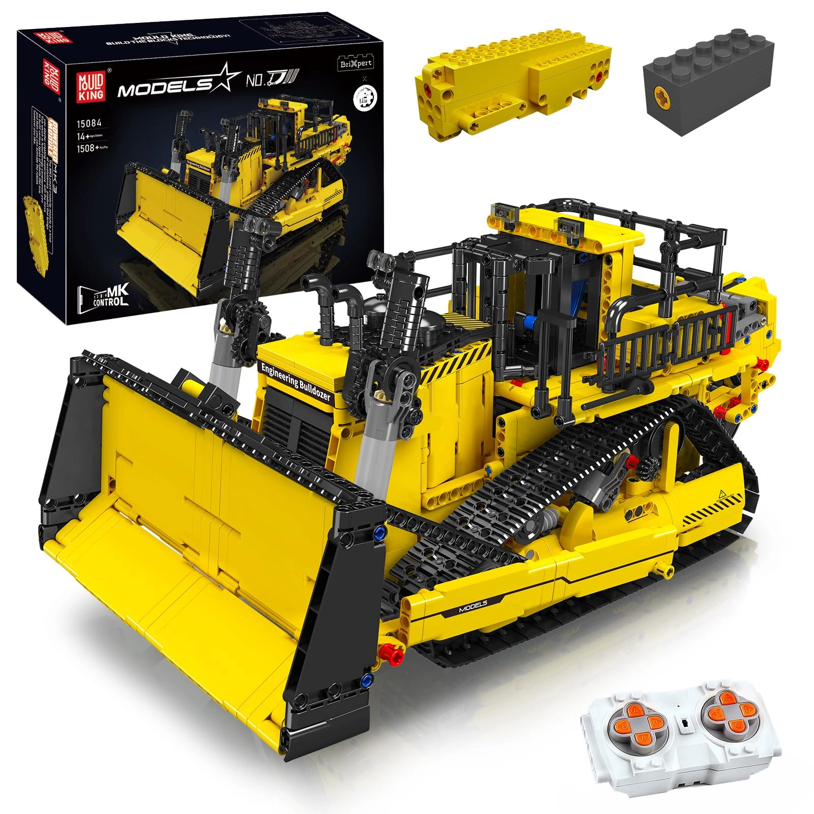 mould king Educational Bulldozer (15084) - Construction