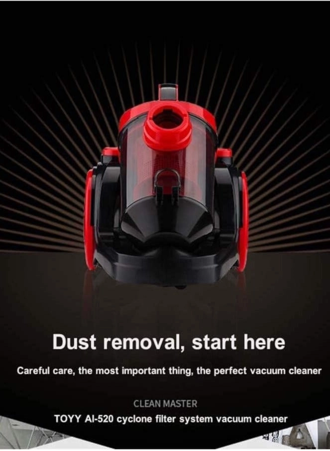 Multi-Cyclonic Bagless Corded Canister Vacuum Cleaner - 2.2 L 1200 W 4.2m cord
