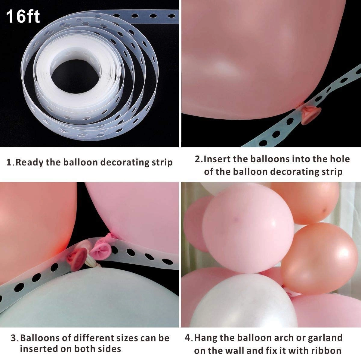 Latex Balloons - 112-Pieces Wedding Bridal Shower Baby Shower Birthday Party