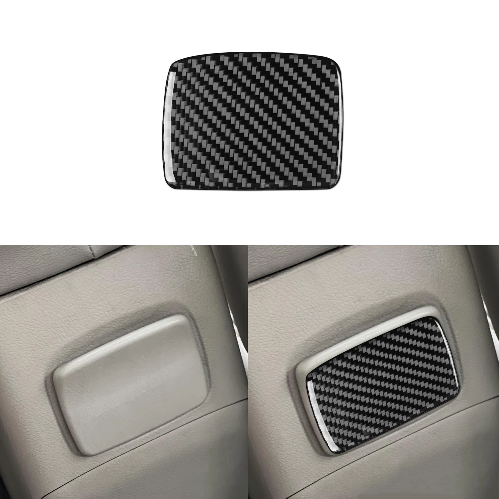 pjfus Rear Row Ashtray Cover Trim Sticker - Toyota Corolla 2009 2010 2011 2012 2013