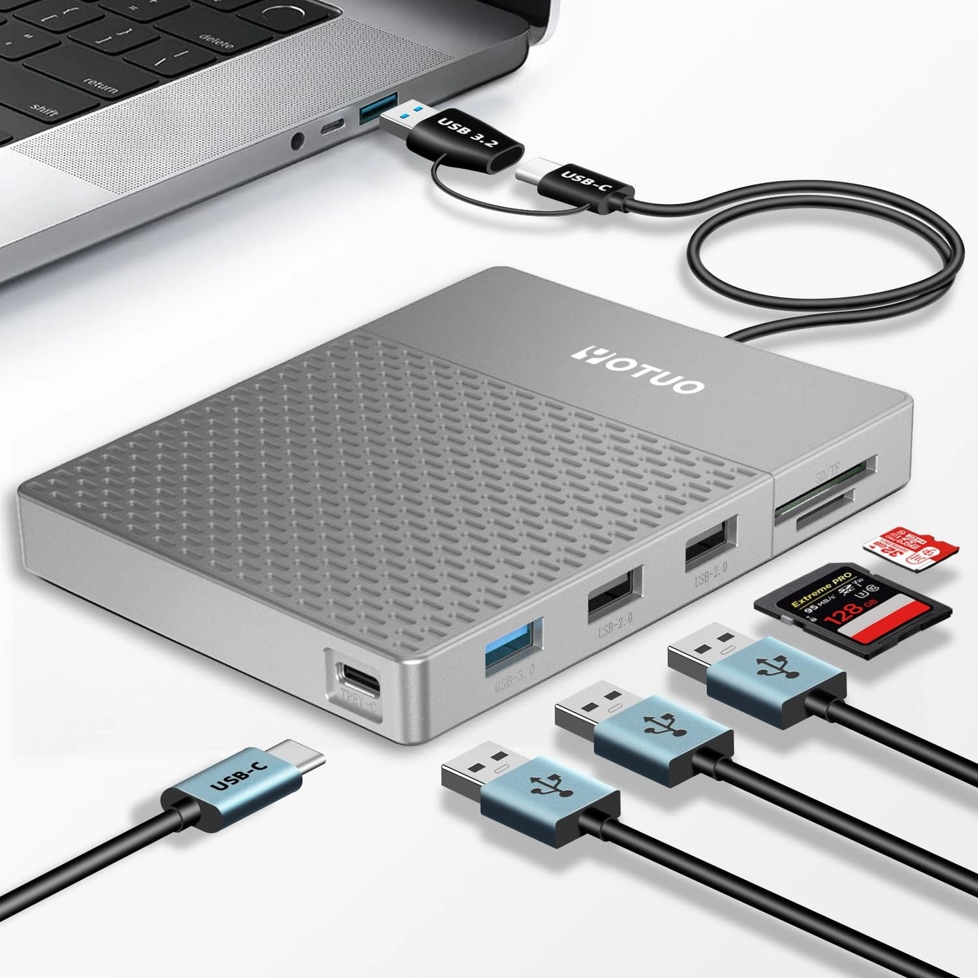 YOTUO Docking Station - 1TB Silver USB-C