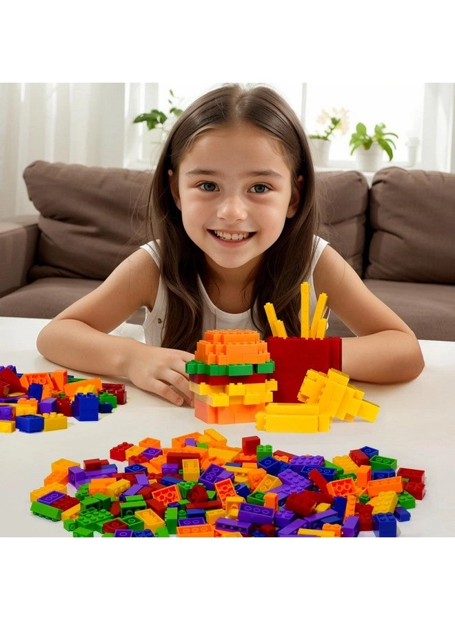 Building Bricks - Rainbow Colors 1000 pcs
