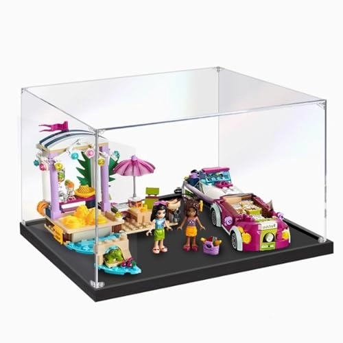 Acrylic Display Box for LEGO 41316 Speedboottransporter Model - Acrylic