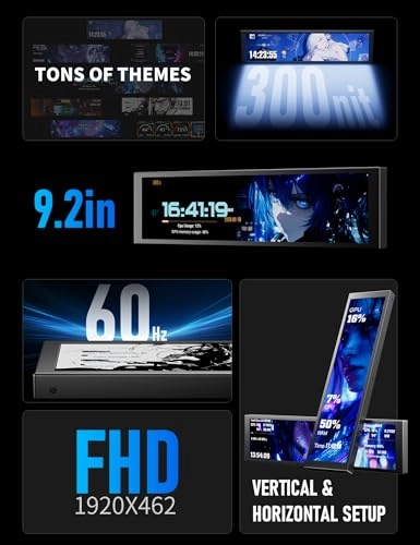 D92K - 9.2 Inches 1920X462 Pixels