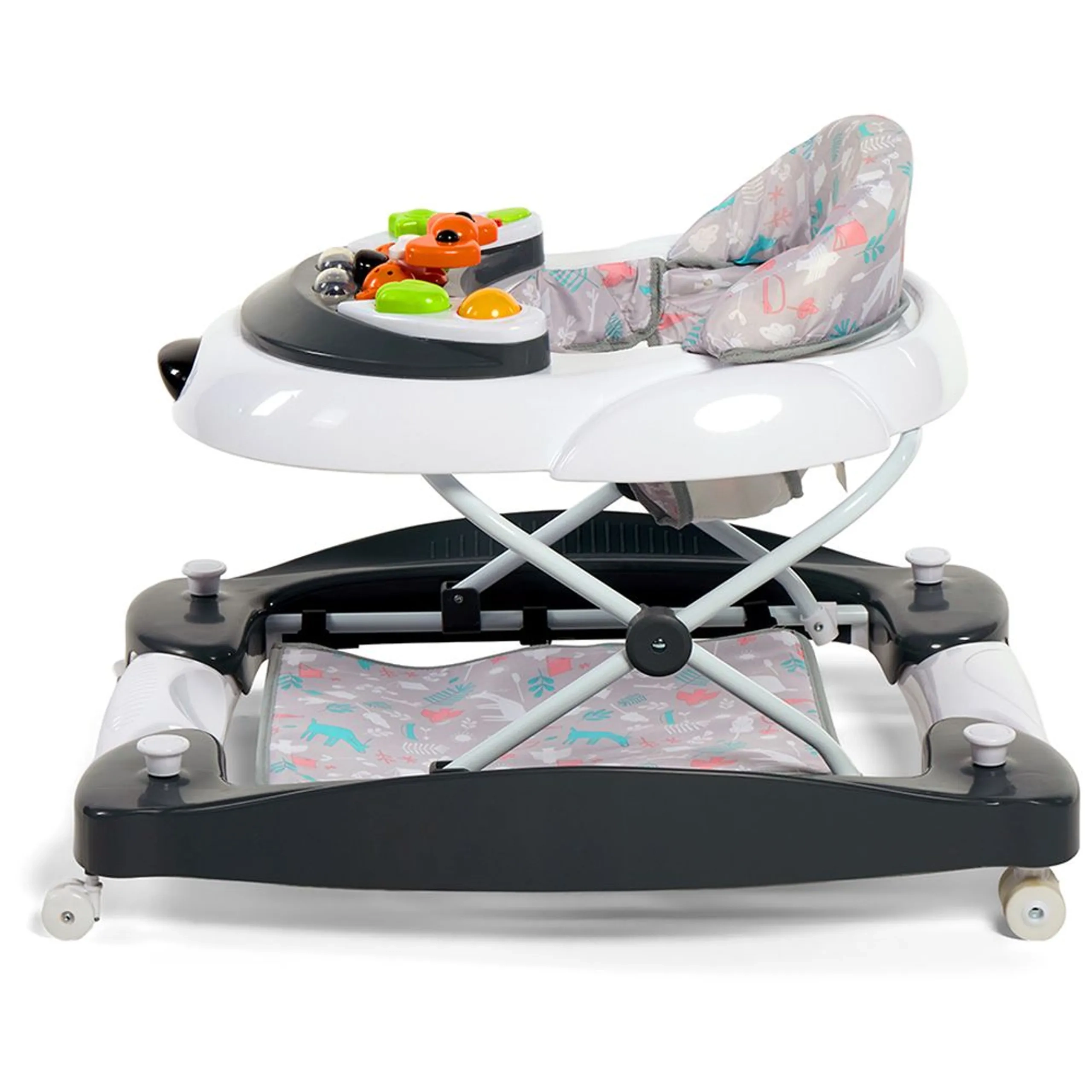 2-In-1 Baby Walker And Jumper - Gray 6 months