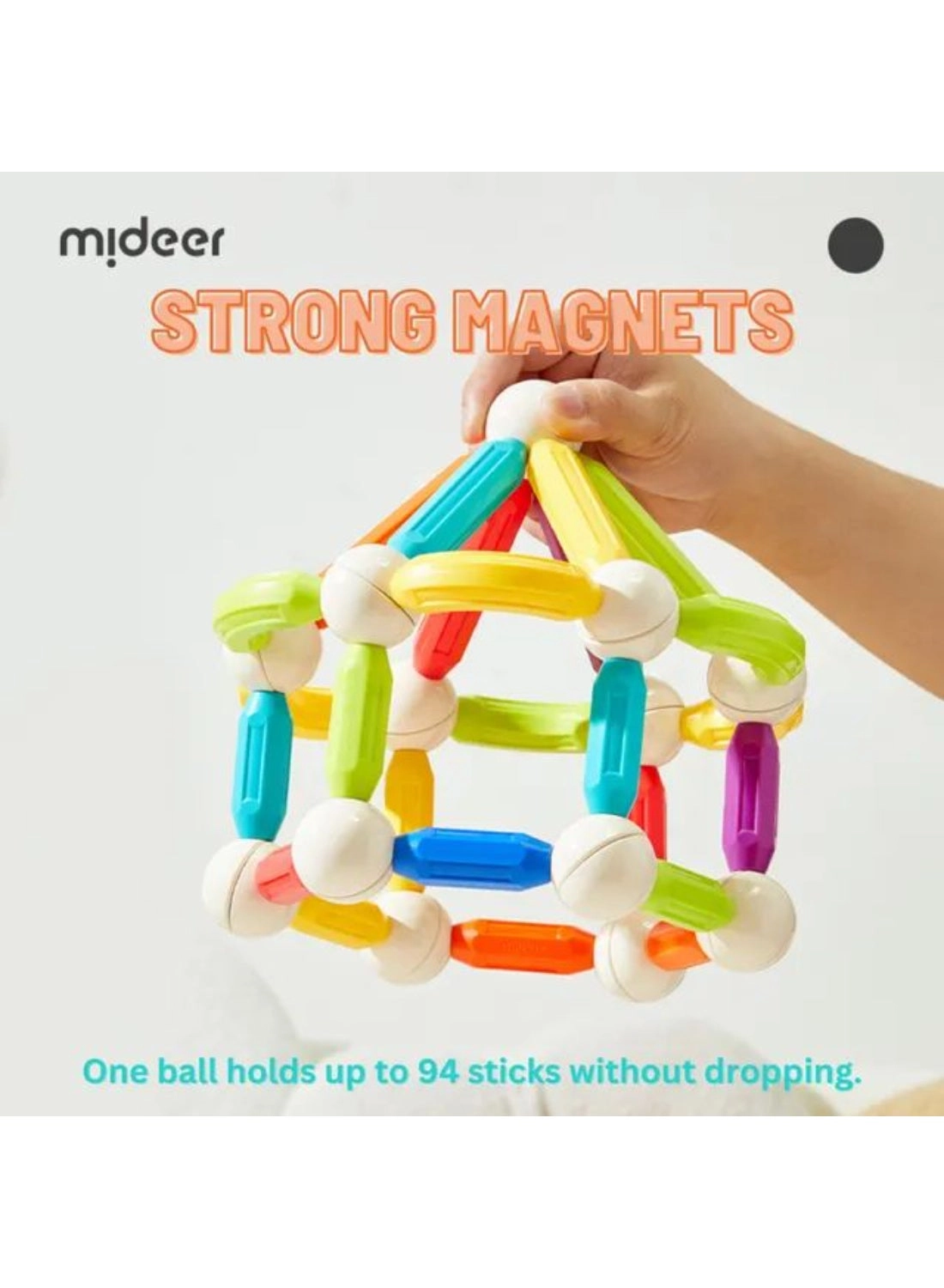 Magnetic Building Sticks - 100 pcs