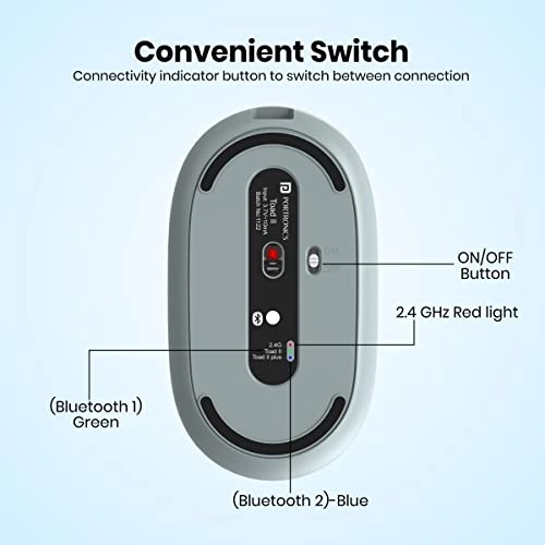 Toad II Wireless Mouse - Bluetooth 2.4 GHz