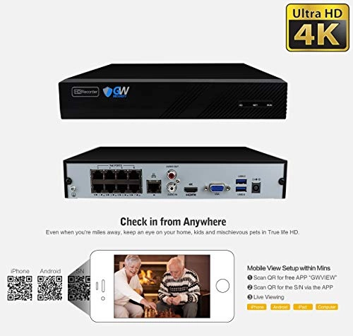GW5508NPG - 8 Channel 2TB + GW8533MIC - 4K 8MP