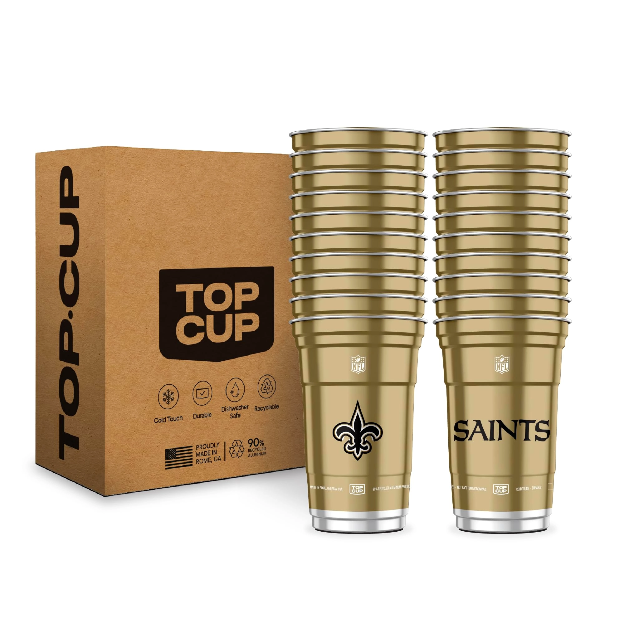 Top Cup New Orleans Saints Reusable Cup - 20 pcs