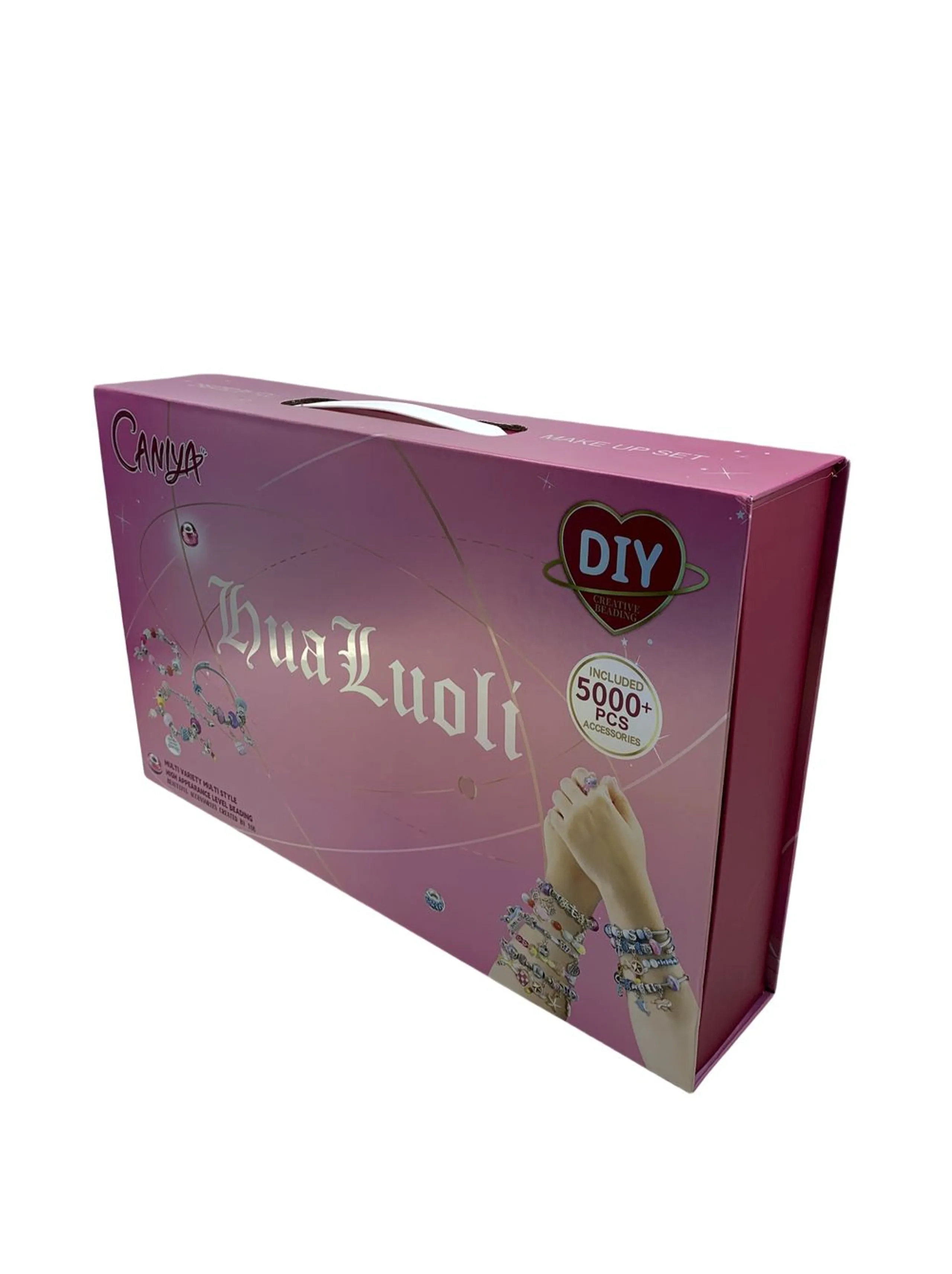 3 In 1 Diy Beads Jewelry Making Kit - nail polish Suitable for 3+ Years