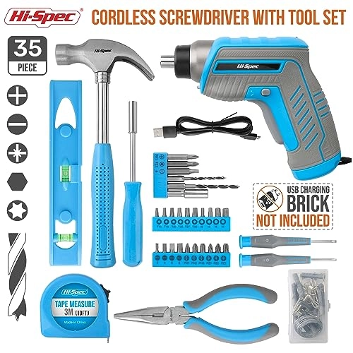 Electric Power Screwdriver - 1500 Milliamp Hours