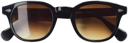 EAREADA Retro Acetate Round Sunglasses - 47 mm Colorful