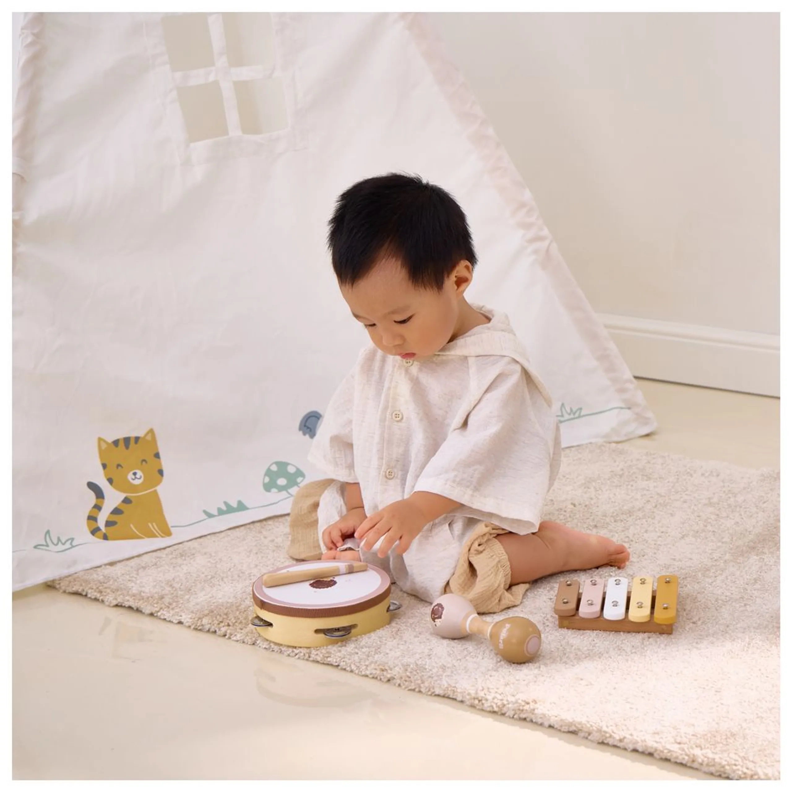 PolarB Hedgehog Musical Toy Set - 12 months+