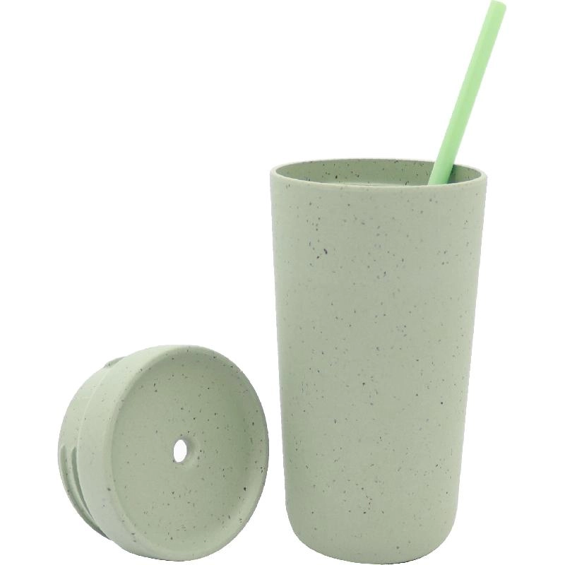 Bamboo Fibre Water Bottle - Straw 500 ml