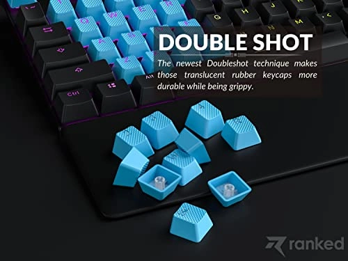 Rubber Keycap Set - OEM Profile Pistachio 23 Keys