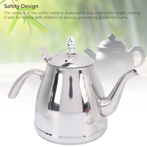 Gooseneck Teapot - Stainless Steel 1.5L