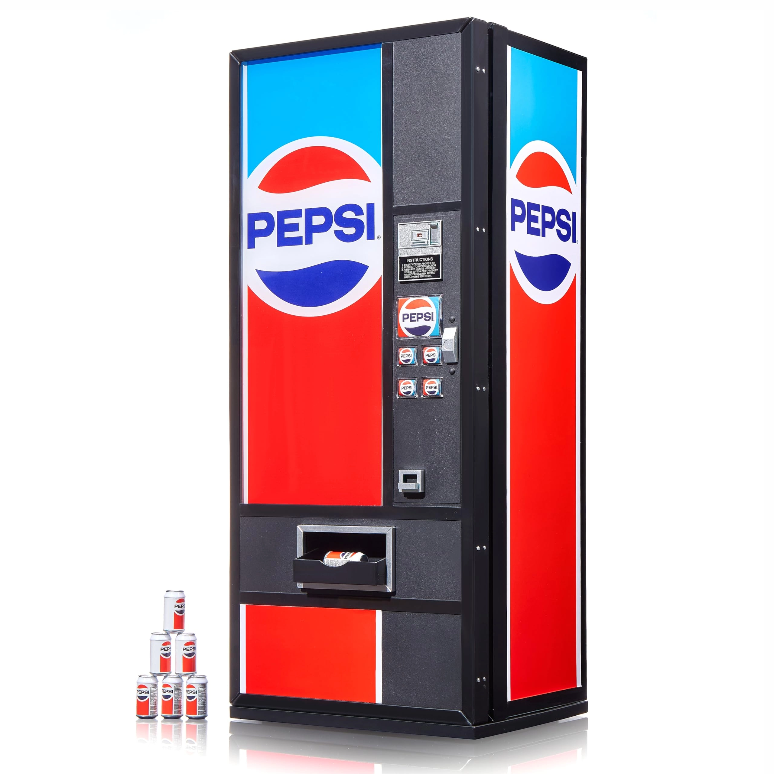 RUBBER ROAD LTD Pepsi Retro Vending Machine USB Hub - 5-Port LED Illumination