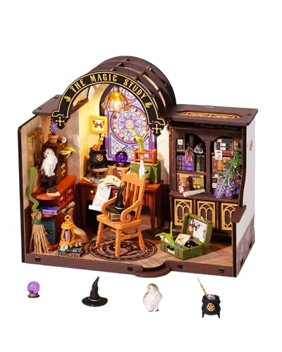 The Magic Study - DIY Miniature House Kit LED Lights