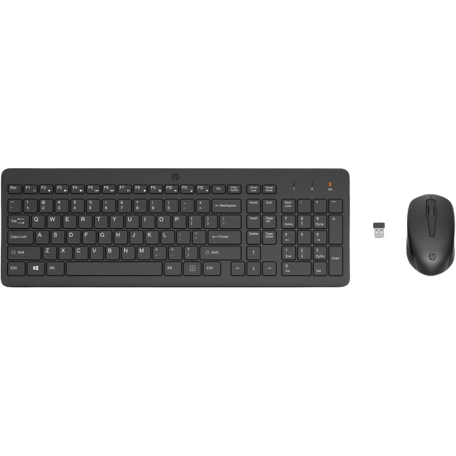 HP 2V9E6AA - Wireless Keyboard & Mouse 2.4 GHz 1600 DPI