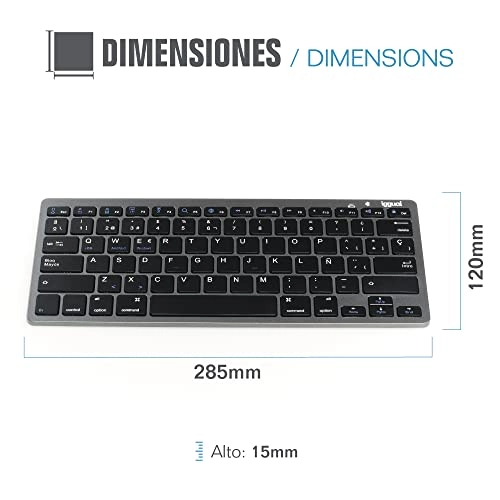PC Keyboard Ultra Slim TKL-BT - ES Wireless