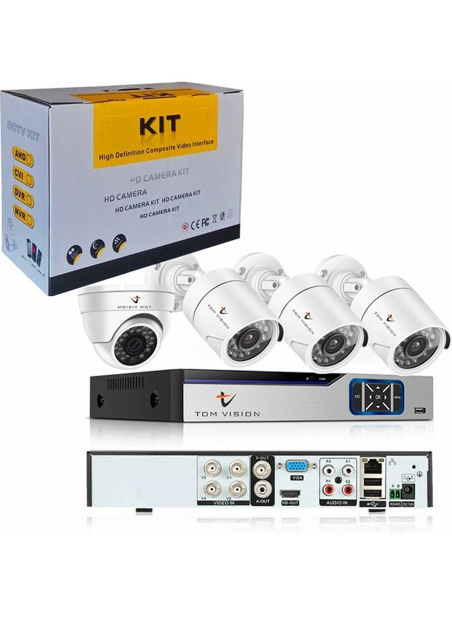 CCTV Camera Security Recording System - 4 4Channel 1080N