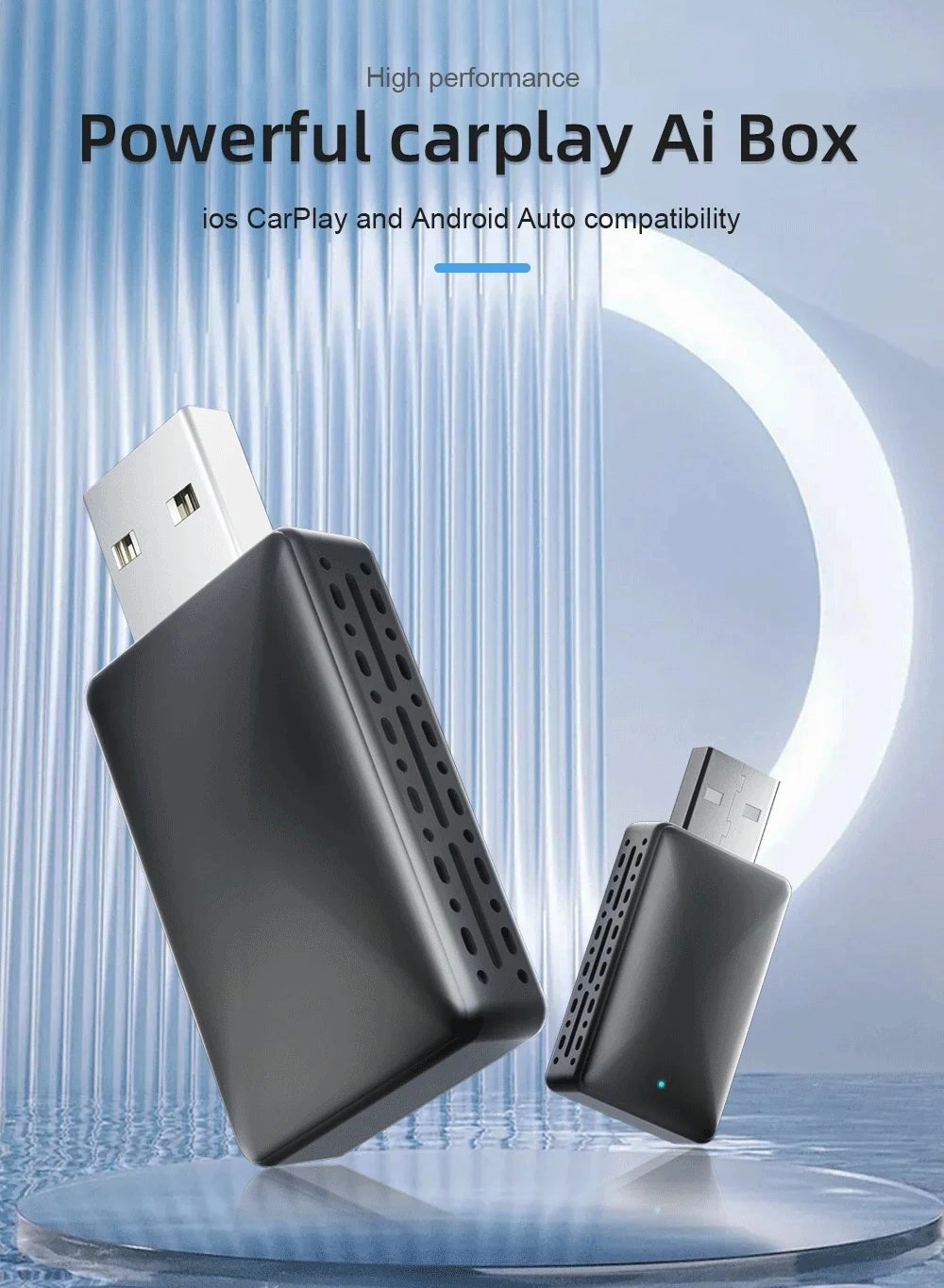 Wireless Carplay Adapter - Wireless Apple iPhone Android Phone