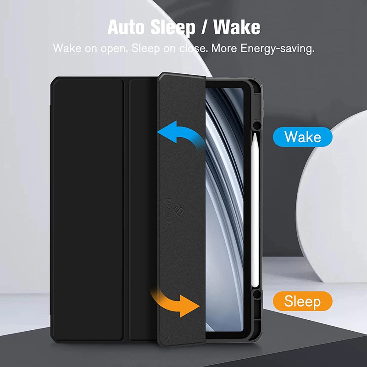 Magnetic Case with Screen Protector for iPad Pro 12.9-inch (2022)