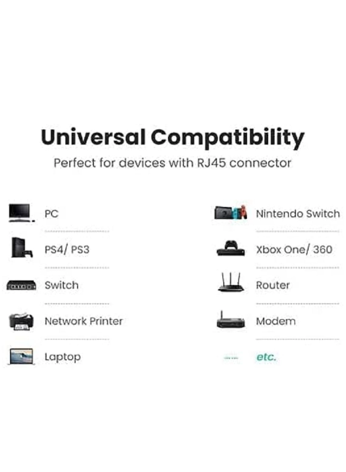 High Speed RJ45 cat6 Ethernet Patch Cable - 15 m