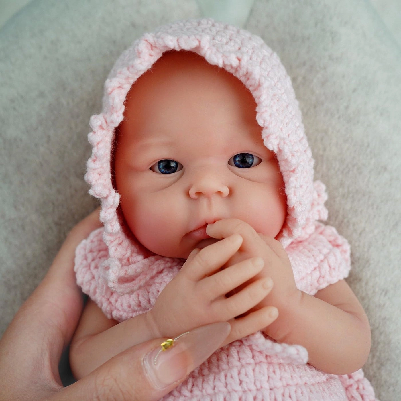 Carina Reborn Baby Doll - 12" Micro Preemie Silicone Girl