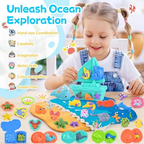 Ocean Color Dough Kit - 3+ years