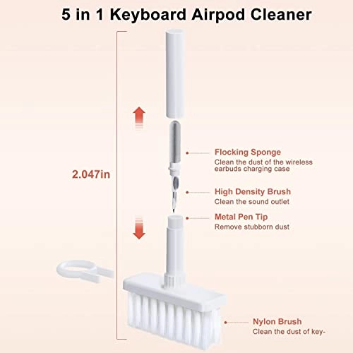 5-in-1 Cleaning Soft Brush Keyboard Cleaner