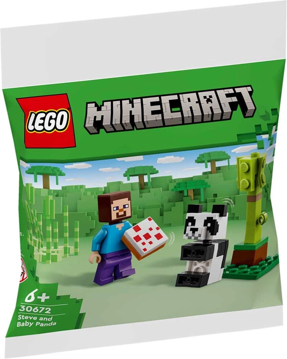 LEGO Minecraft Steve and Baby Panda (30672)
