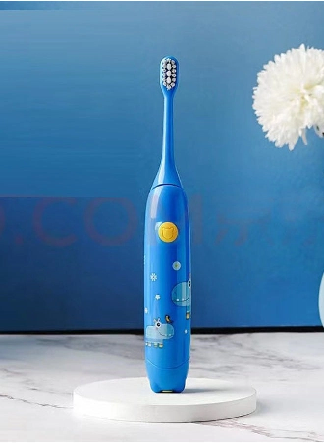 Electric Toothbrush - Super Soft Blue 4 Different Heads