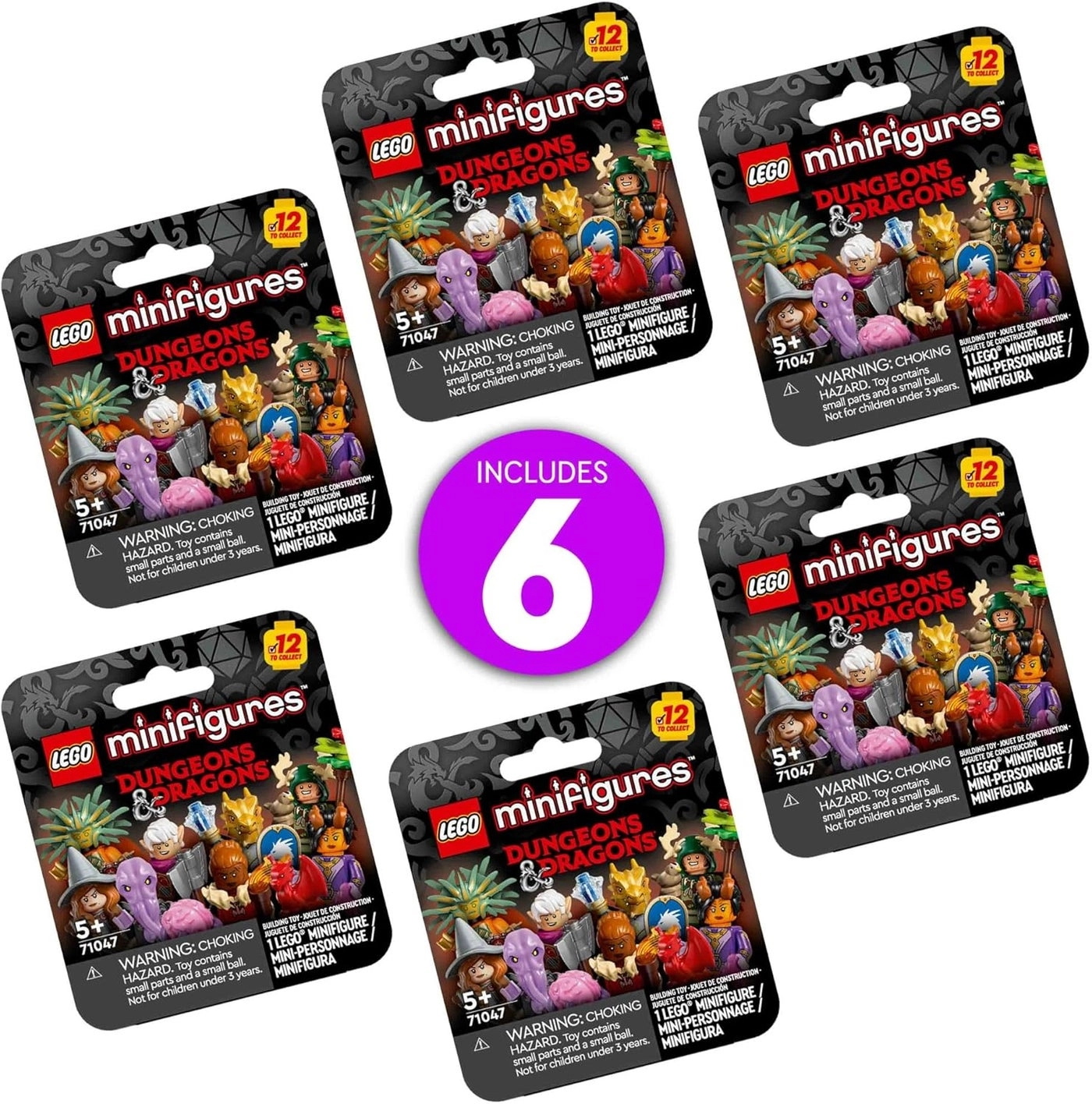 Dungeons & Dragons Minifigures 6 Pack (66765)