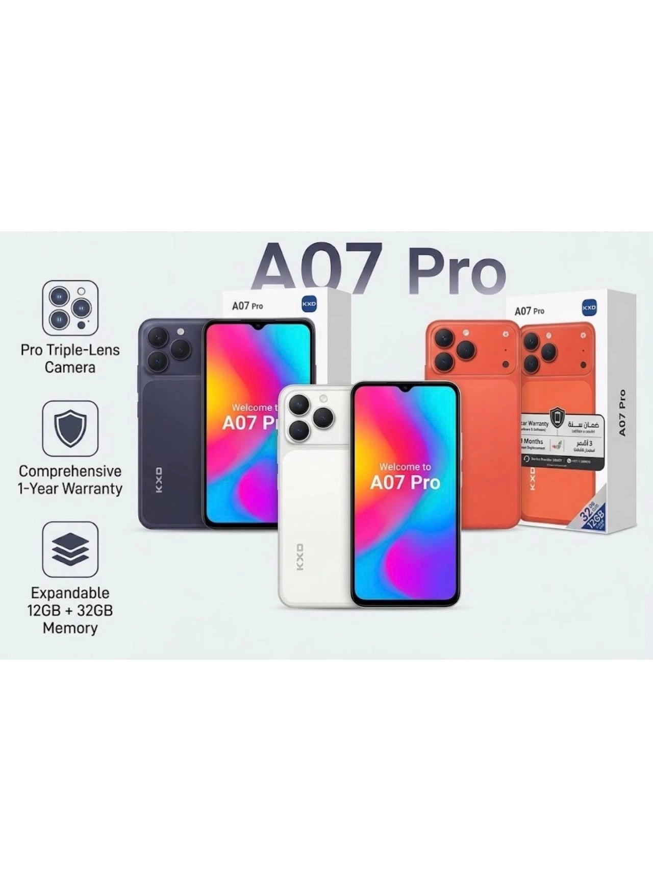 A07 pro 4GB 32GB