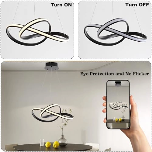 LED Pendant Light - 3000k-6000k Dimmable