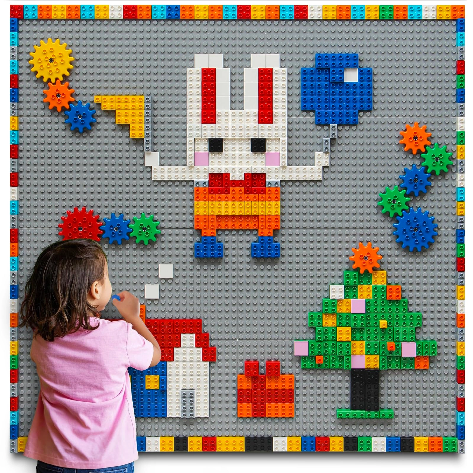 Mimax Customize Building Block Wall - 470+ pcs