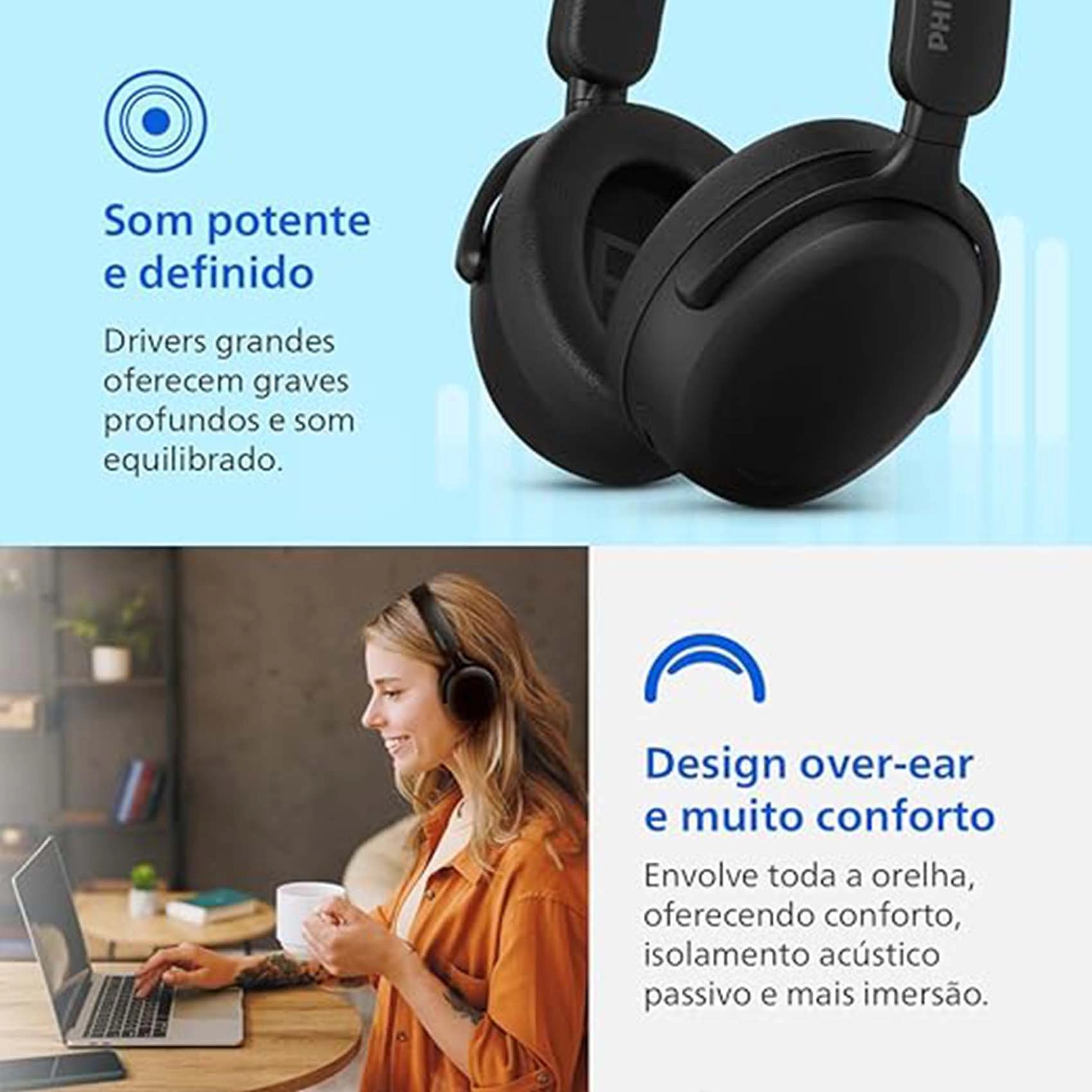 TAH2300BK/97 Wireless Headphone