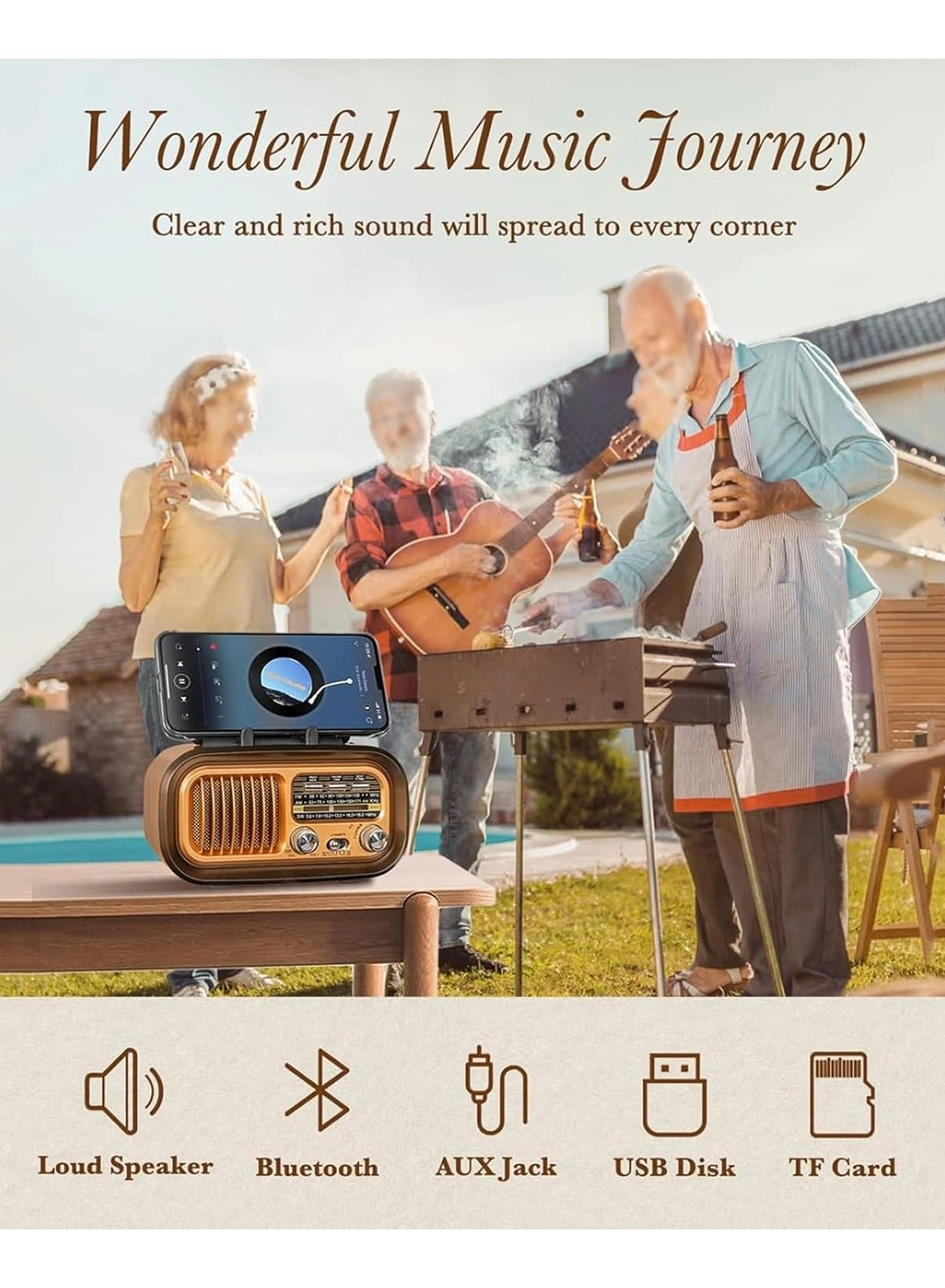 Bluetooth Radio Speaker - FM