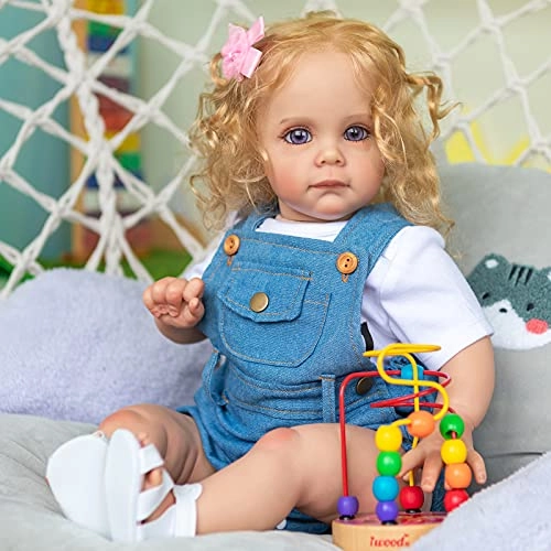Maggie Reborn Art Doll - 60 cm Curly Hair