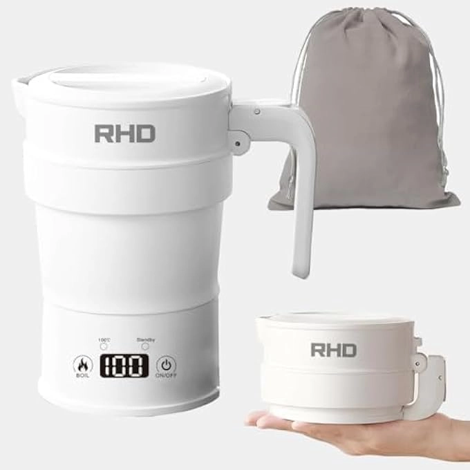RHD Foldable Portable Electric Kettle