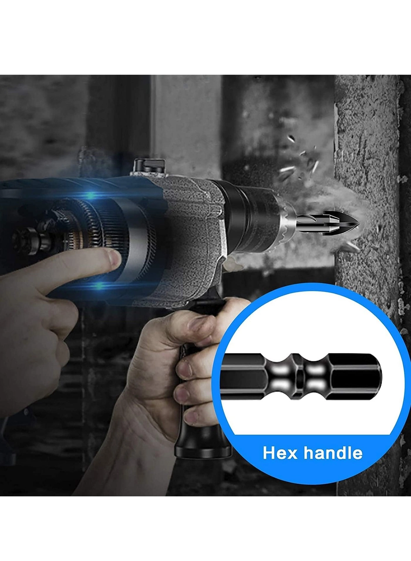 Concrete Drill Bit Set - Carbide 7Pcs 3mm 4mm 5mm 6mm 8mm 10mm 12mm