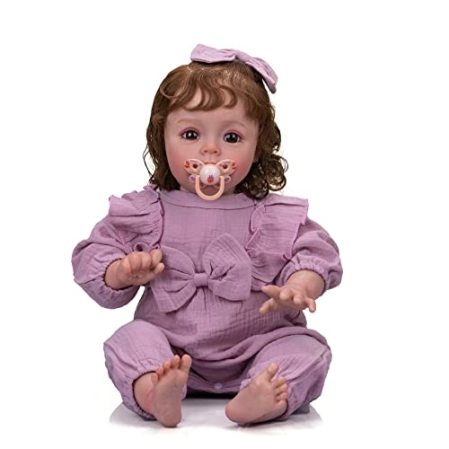 Sue-Sue Reborn Baby Doll - 60 cm Leather Brown Eyes