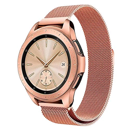 Watch Band 22mm - Metal Magnetic Loop Rose Gold Pink