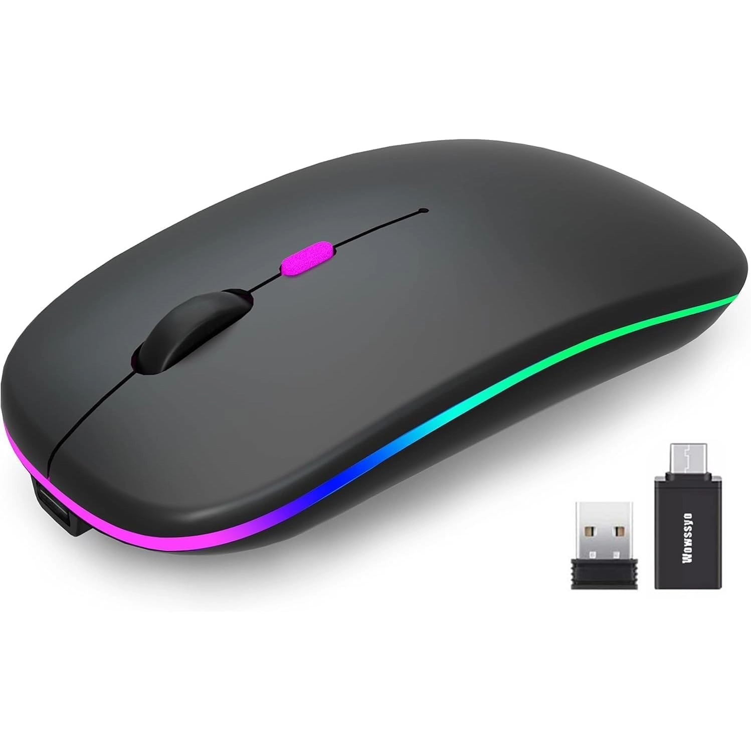 Vertical Ergonomic Optical Mouse - Bluetooth Wi-Fi