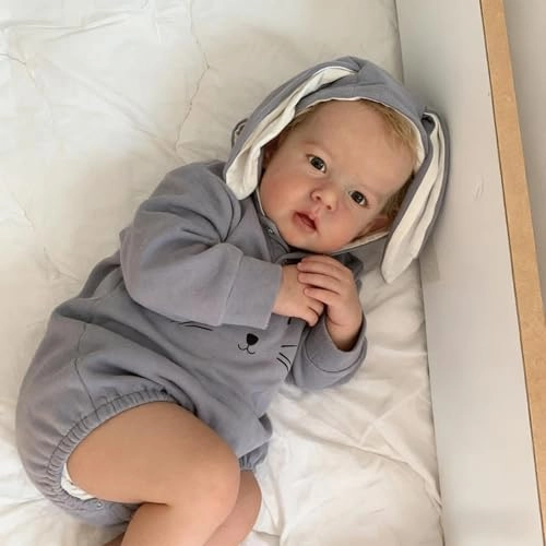 Liam Reborn Baby Doll - 20 inch Vinyl Boy Blonde Hair Ages 3+